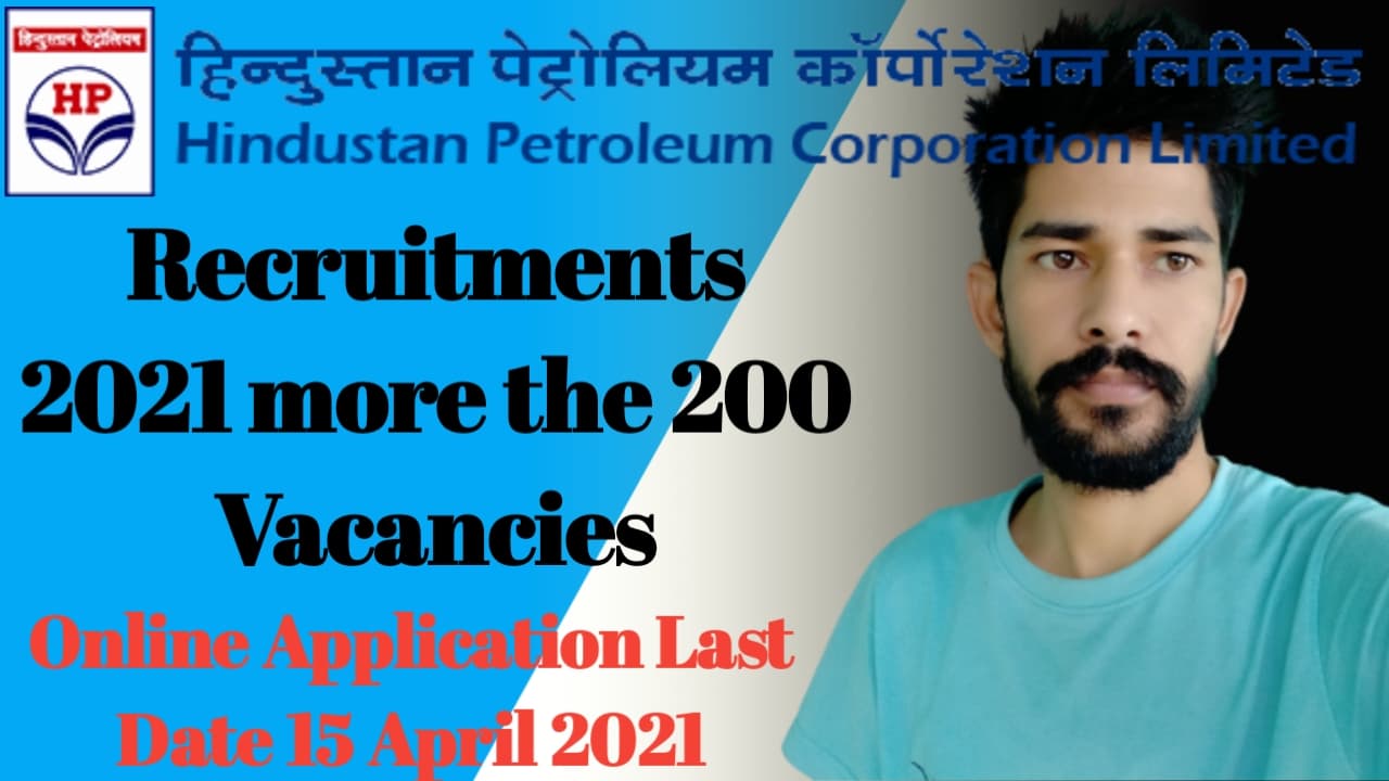 Hindustan Petroleum Corporation Limited Recruitments 2021 HPCL